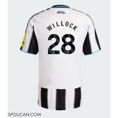 Muški Nogometni Dres Newcastle United Joe Willock #28 Domaci 2025-26 Kratak Rukav Muški Nogometni Dres Newcastle United Joe Willock #28 Domaci 2025-26 Kratak Rukav